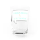 ロカビリーちゃんのROCKABILLY FOREVER(ふきだし) Water Glass :back