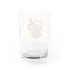 Cheeeeeeeersのビールくん Water Glass :back