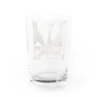 ZAK=ZAK@の真夏の都会のきりん Water Glass :back