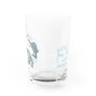 itsuto-こねこしょうしょうめんへらの「ぷれぜんとを買いにきた」＋英文 Water Glass :back