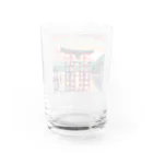 Pixel Art Goodsの厳島神社（pixel art） Water Glass :back