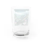 Pixel Art Goodsの万里の長城（pixel art） Water Glass :back