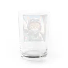 nekoと鉄のパイロット猫 Water Glass :back