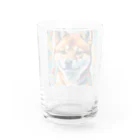 KAPPA TRAVEL GOの柴犬の幾何学 Water Glass :back