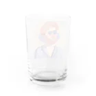 変わり者の集まりのおしゃれな田舎のおじさん Water Glass :back