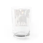 Number-3の猫なのにワン太 Water Glass :back