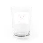 formalinmuimuiの8さいが描いたうさぎ Water Glass :back