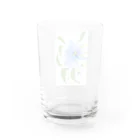 nasio040921のフラワー Water Glass :back