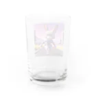 kaz_new9の未来のうさぎ戦士 Water Glass :back