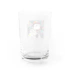 reon-5のストリート風の雰囲気が漂う犬のデザインです。 Water Glass :back