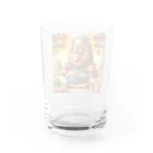 Blissful_Beastsのカレーライオン Water Glass :back