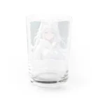 omamoririのもふもふの巫女 Water Glass :back