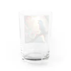 インコの館の歌うオウム Water Glass :back