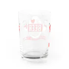 1982 (ｲﾁｷｭｳﾊﾁﾆｲ）のI❤︎BEER落ち着きバージョン Water Glass :back