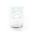 Chocolate-Lily-Mの☆ゆるキャラ・マシュマロ☆ Water Glass :back