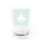 お絵かき屋さんのマカオの旗 Water Glass :back