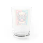 ブサカワアニマルのブサカワアニマル『パグ』 Water Glass :back