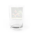 ganeshaのガゼルペンでジョギング Water Glass :back