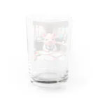 MTHの社内の文書を整理するミニブタ Water Glass :back