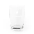 ひよこのもり工房の【復刻】サイトウサン＋＋（2010年版）白インク印刷 Water Glass :back