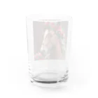 uma_sukiの🏇花のかんざしをする競走馬🏇 グラス反対面