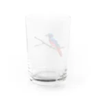 NaRaNiのガラスカラス　stained glass crow  Water Glass :back