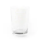 よしむらトリテおじさんのよしとりシルエット② Water Glass :back