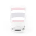 お絵かき屋さんのタイの国旗 Water Glass :back