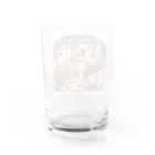 Jindyblogの働いたら負け（裏と表） Water Glass :back