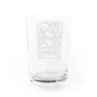 スケートリートのサンセットストリート Water Glass :back