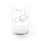 KIYOKA88WONDERLANDのささくれパンダ Water Glass :back