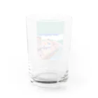 momo_emiの昔と猫 Water Glass :back