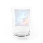 huwari-hanaakariの星のきらめき　蠍座イメージ Water Glass :back