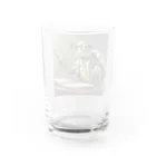 ぱぴぷSHOPの指揮者カメ Water Glass :back