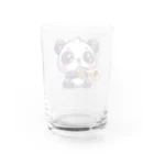 kyuchanのラッパ吹きのパンダ Water Glass :back