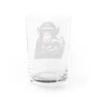 アニマル_Sevenのカメラ好きのチンパンジー2 Water Glass :back