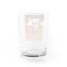 らぶみゅーの袋に隠れてるつもり(みゅーちゃんVer.) Water Glass :back