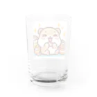 iota01の食欲旺盛なかわいいハムスター Water Glass :back