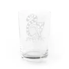 オガワユミエの05ワオキツネザル（キャラ） Water Glass :back