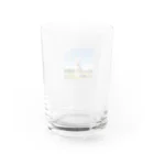 ニャムの上品さんニャン Water Glass :back