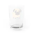 uu_uのパグ Water Glass :back