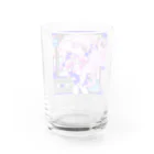 ムラサキゲジゲジのオンラインショップのマカロン ぐちゃぐちゃサイバー Water Glass :back