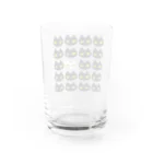 F2 Cat Design Shopの黒猫ボディーガード 001 Water Glass :back