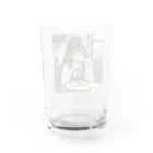 sgt-chikaraの朝食中の女子高生2 Water Glass :back