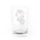 AQUAMETAVERSEのポニーテールがセクシーな女の子　BLUE PLUM  691 Water Glass :back