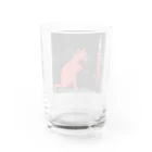 大人な動物のお店の夜の猫 Water Glass :back