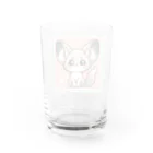 ゆうちゃんNFTいいねの耳長フェネックちゃん21 Water Glass :back