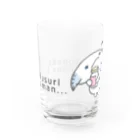 itsuto-こねこしょうしょうめんへらのマグ「しはんやく(84錠)」 Water Glass :back