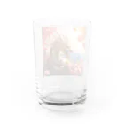 AsukaKotohaの富士山＆花見で大興奮の龍 Water Glass :back