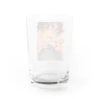 AQUAMETAVERSEの元気よくピザを食べている男の子　ラフルール　1859 Water Glass :back